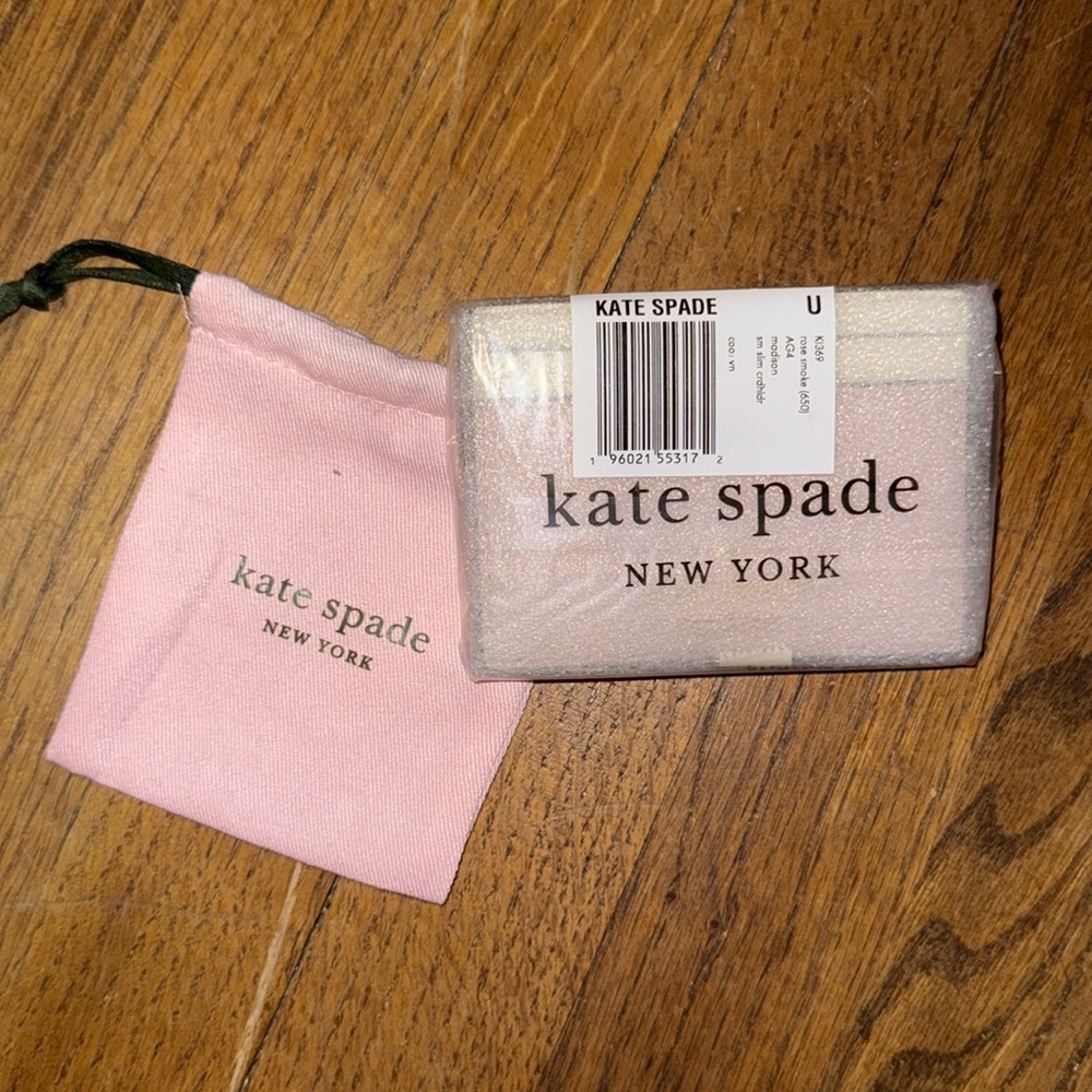 •KATE SPADE•BNWT ROSE SMOKE MULTI MADISON SMALL CARD HOLDER - Picture 5 of 7